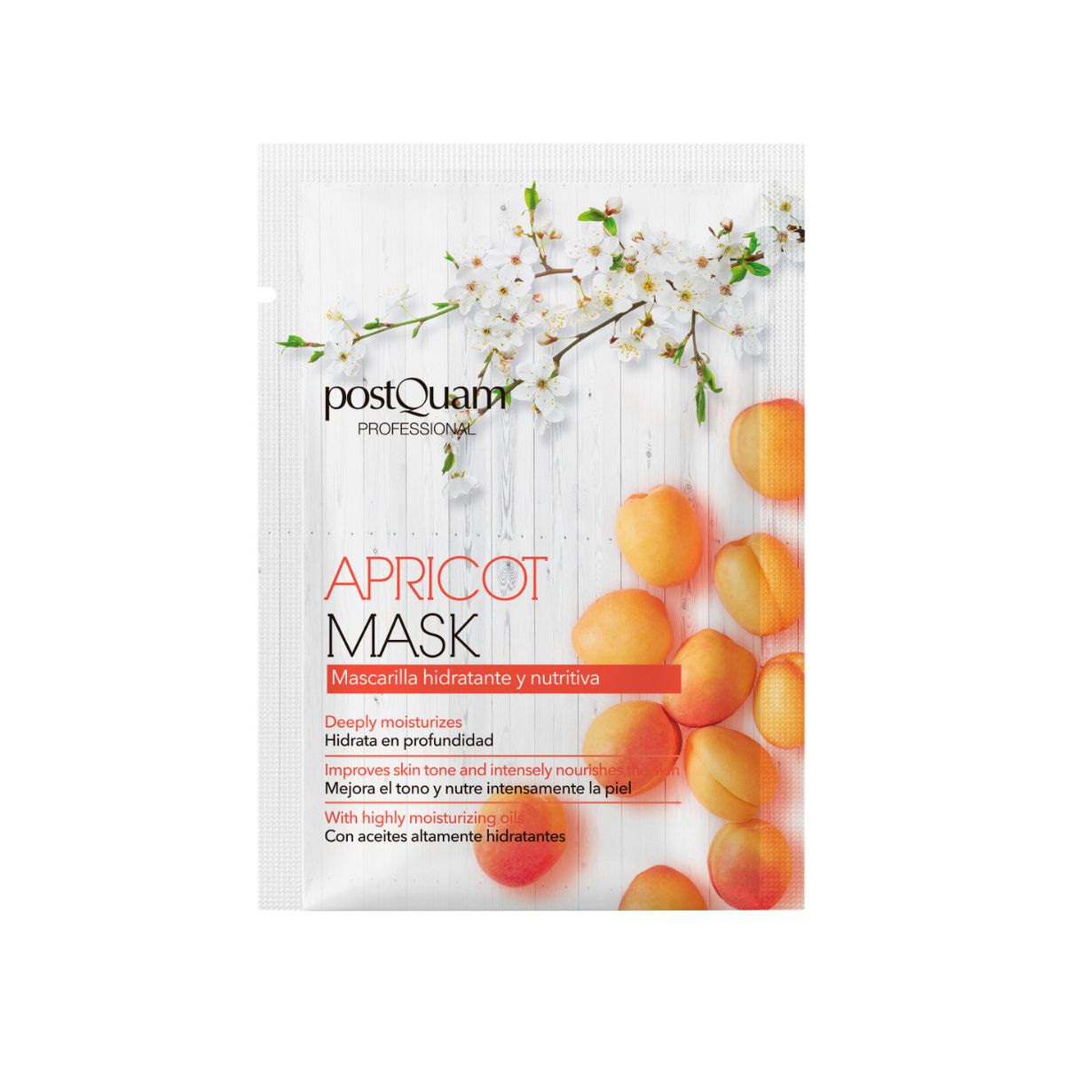 Mascarilla Facial Hidratante Nutritiva con Albaricoque 10 ml