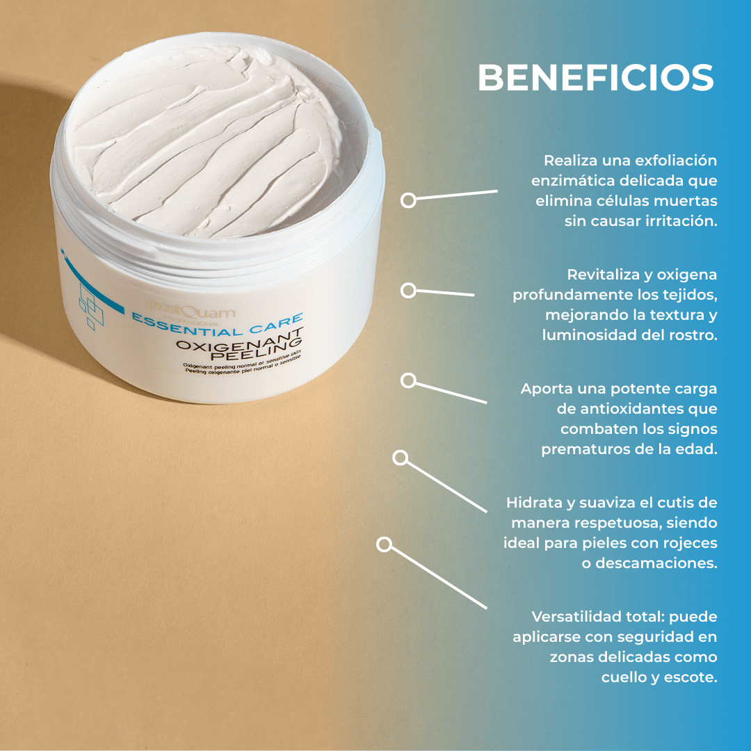 Peeling Facial Oxigenante Piel Normal y Sensible 200 ml - PostQuam