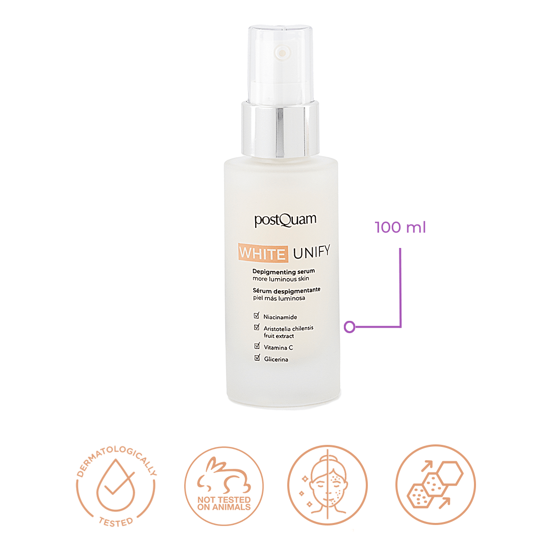 Sérum Despigmentante White Unify 30 ml – Piel uniforme y luminosa todos los días - PostQuam