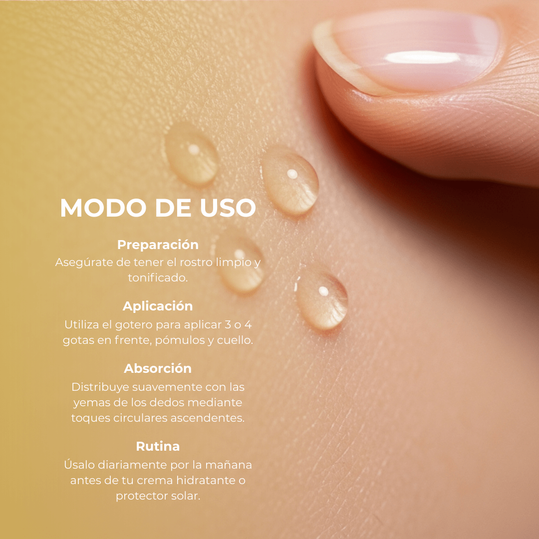 Sérum Facial 24K Luxury Gold Efecto Lifting 30 ml - PostQuam
