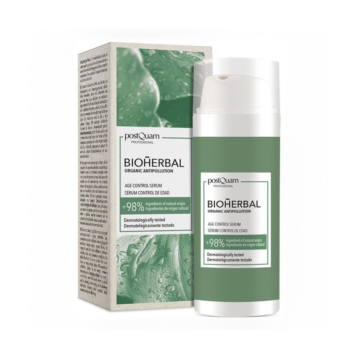 Sérum Facial Antiedad Bioherbal Organic Antipollution 30 ml - PostQuam