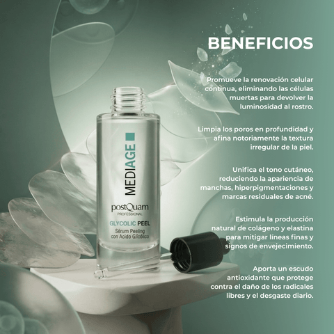 Sérum Facial Biológico Peeling con Ácido Glicólico 30 ml - PostQuam