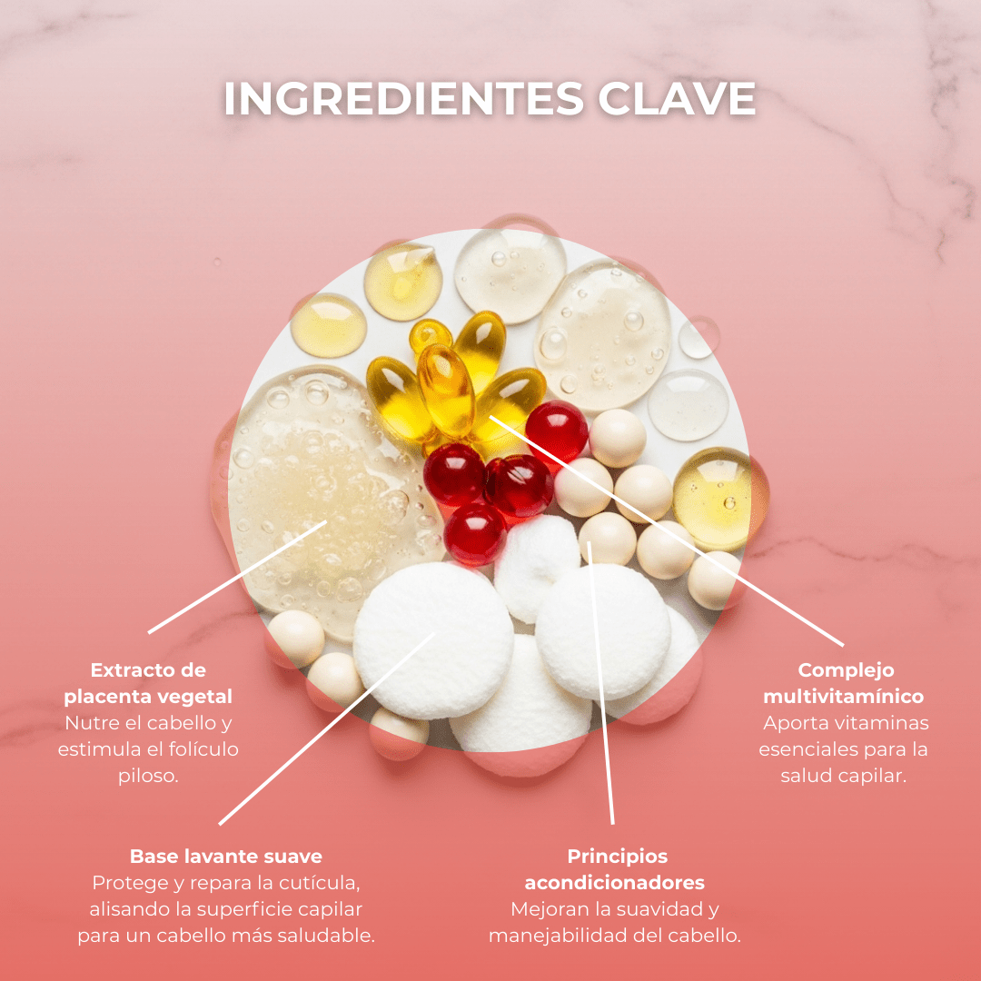 Shampoo Anti Caída Therapy con Placenta Vegetal y Vitaminas - PostQuam