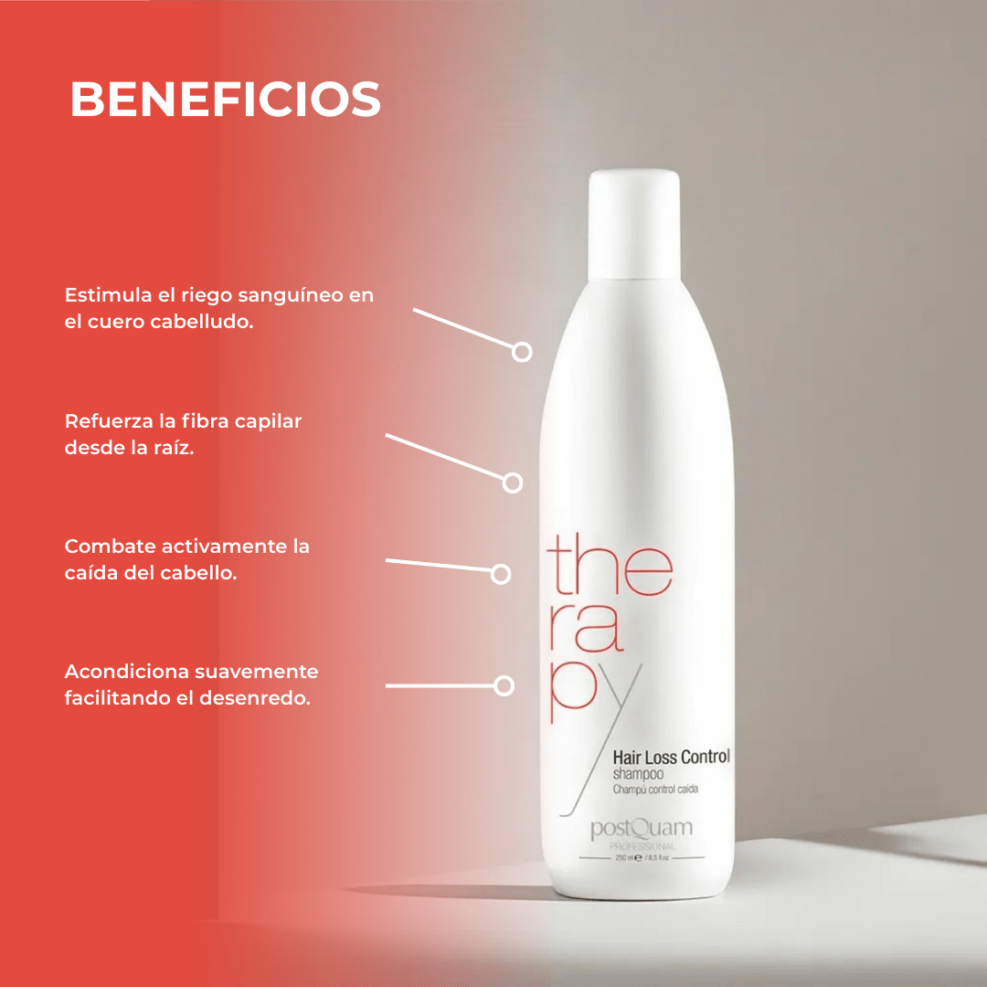 Shampoo Anti Caída Therapy con Placenta Vegetal y Vitaminas - PostQuam