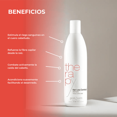 Shampoo Anti Caída Therapy con Placenta Vegetal y Vitaminas - PostQuam