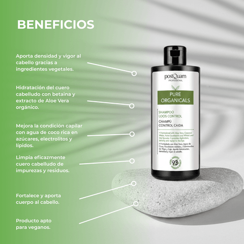 Shampoo Anticaída Organicals - PostQuam