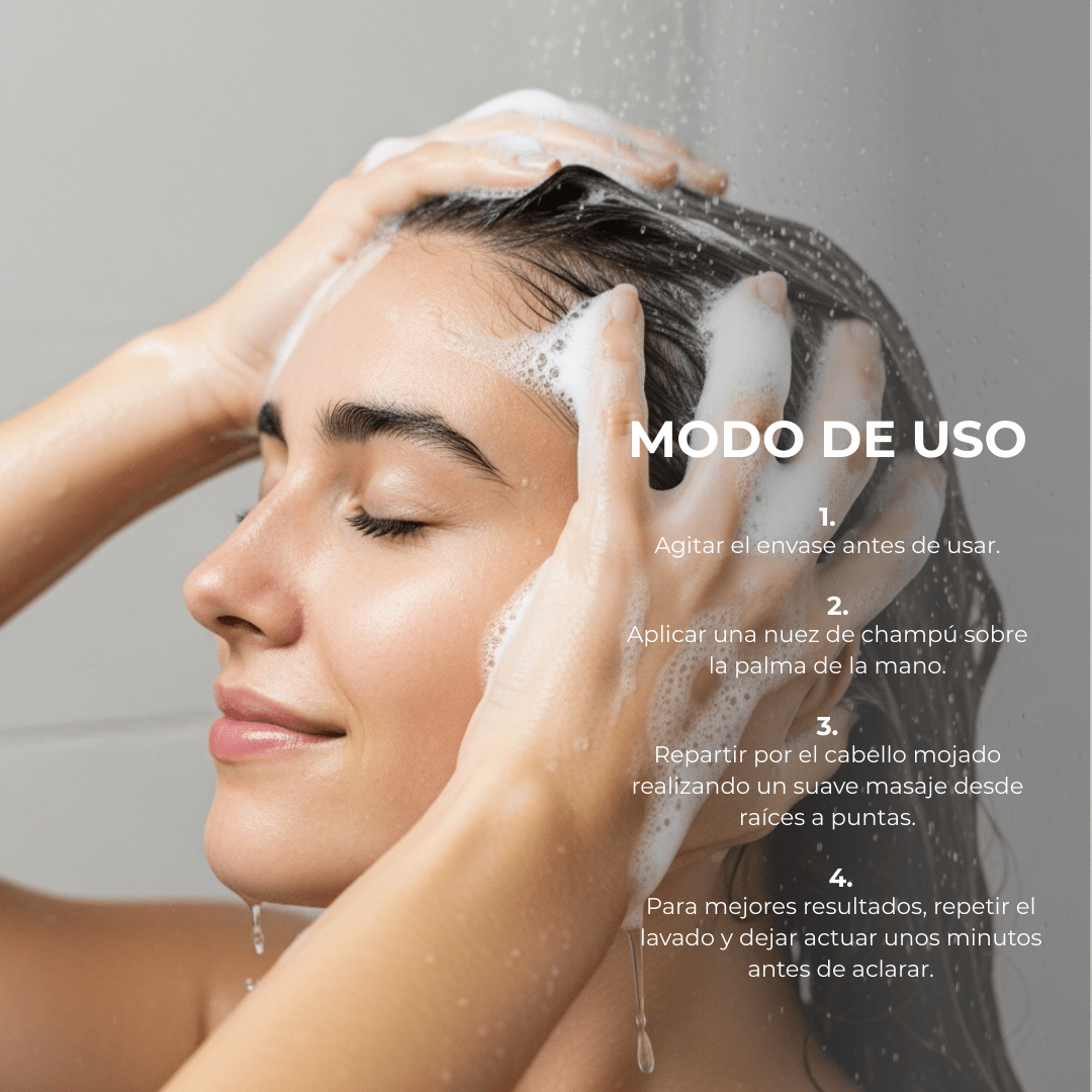 Shampoo Azul Matizador para Cabello Rubio Teñido o con Mechas - PostQuam
