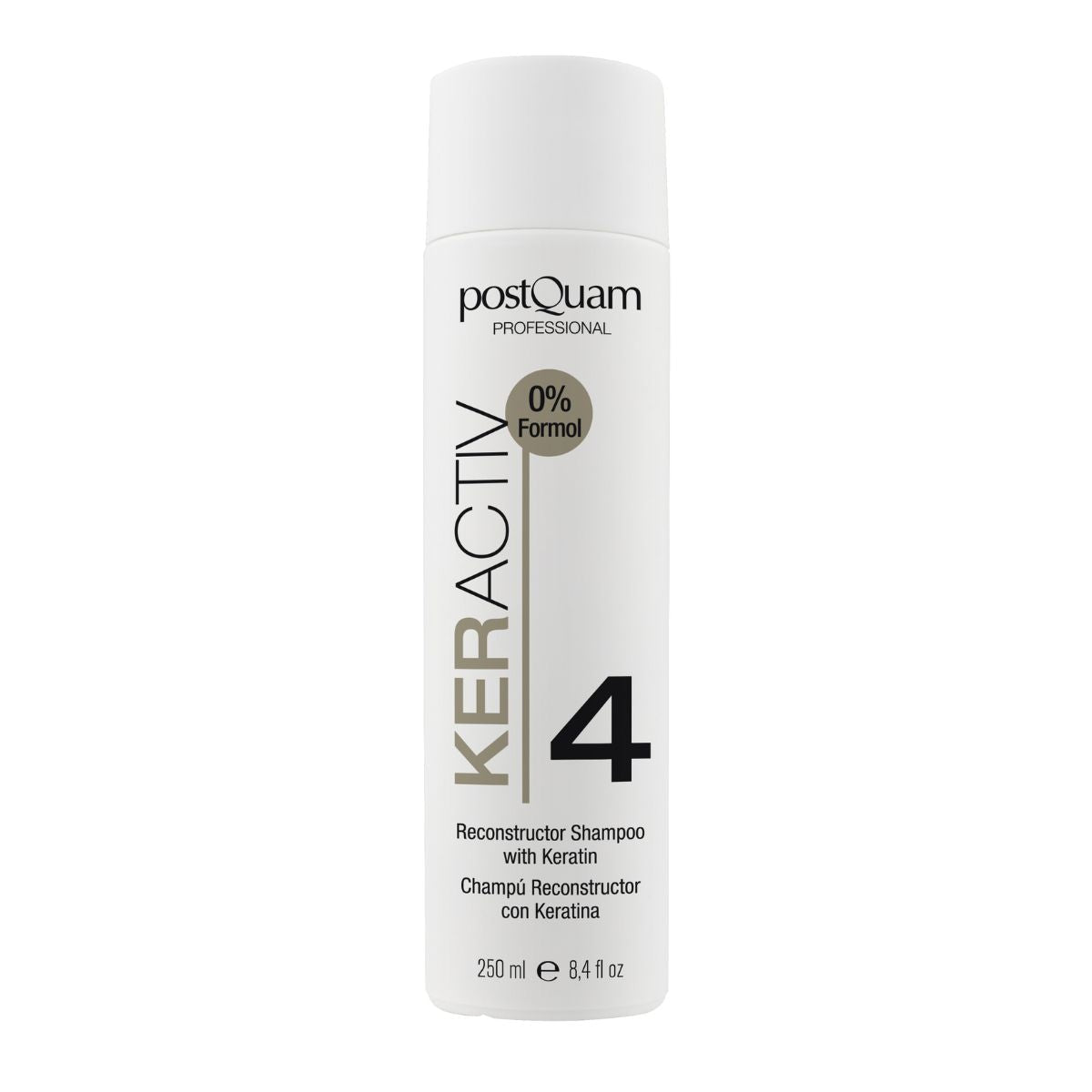Shampoo Reconstructor Tratamiento Alaciado Permanente Keractiv 0% Formol - PostQuam