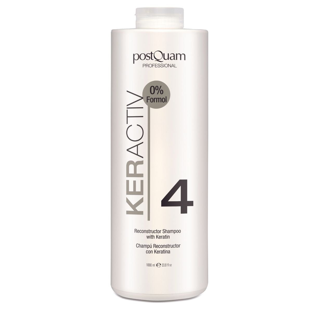 Shampoo Reconstructor Tratamiento Alaciado Permanente Keractiv 0% Formol - PostQuam