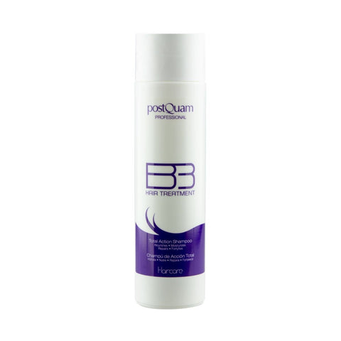 Shampoo Reparador para Cabello Seco BB Acción Total 250 ml - PostQuam
