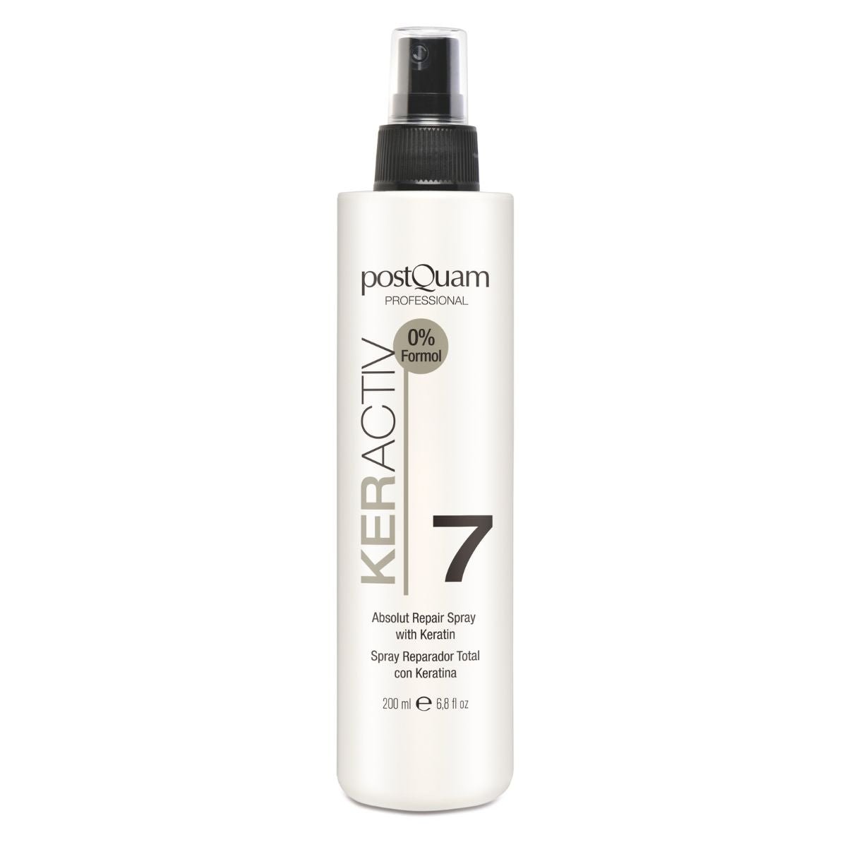Spray Reparador Capilar con Keratina 7 Keractiv 200 ml - PostQuam