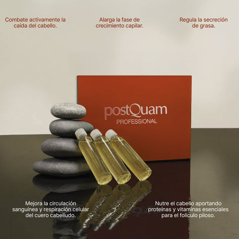 Tratamiento Capilar Anti Caída en Ampolletas Therapy 12 x 9 ml - PostQuam