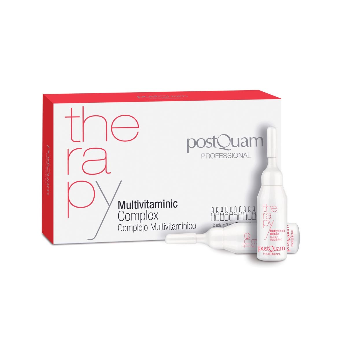 Tratamiento Capilar Anti Caída en Ampolletas Therapy 12 x 9 ml - PostQuam