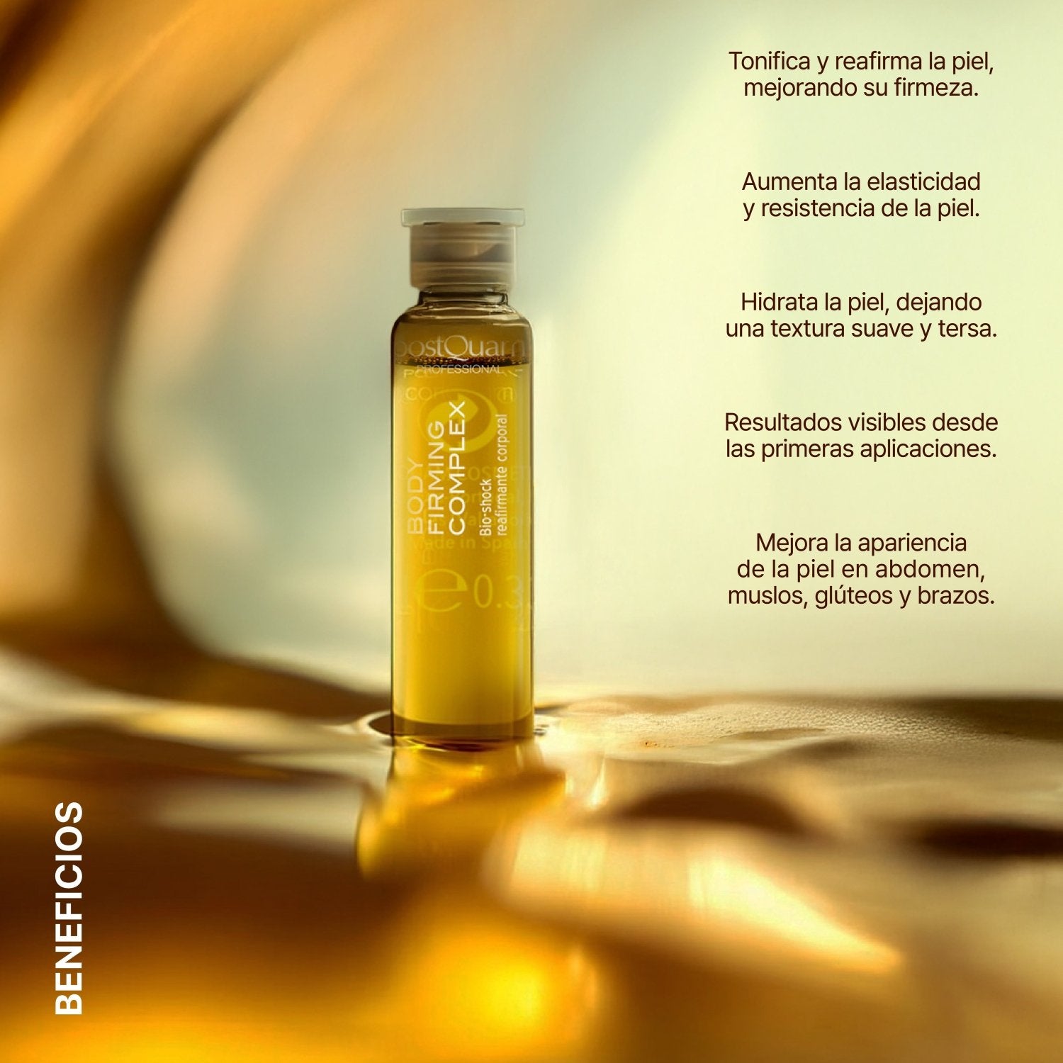 Tratamiento Concentrado Reafirmante Corporal con Centella Asiática y Extracto de Hiedra 12 x 10 ml - PostQuam