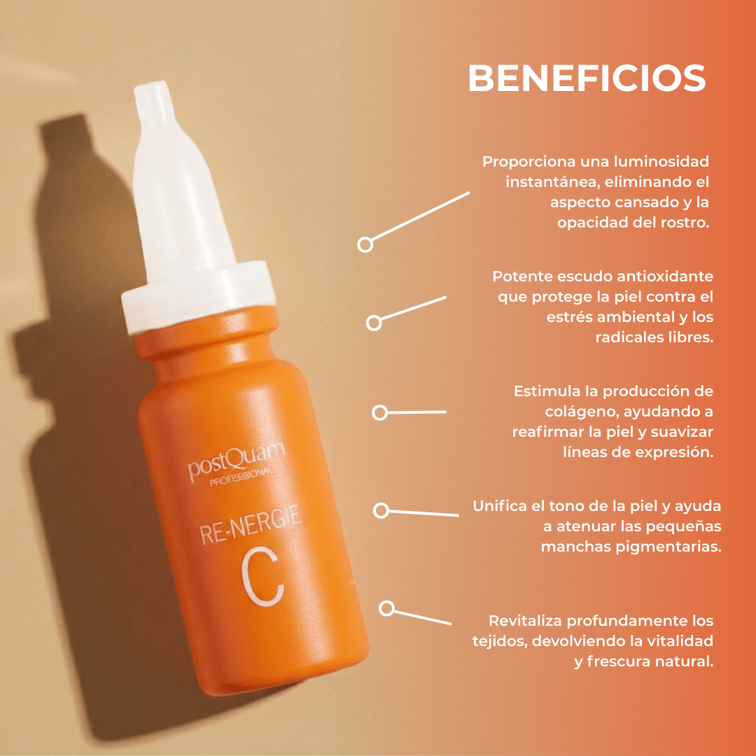 Tratamiento en Ampolletas Concentradas de Vitamina C 4 x 6.6 ml - PostQuam