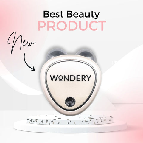 Wondery Dispositivo de Rejuvenecimiento Facial Microcorriente con Gel conductor.