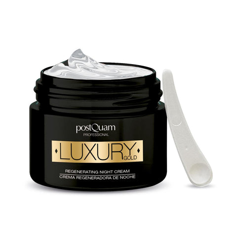 Crema Regeneradora de Noche Luxury Gold con 1% de Oro 50 ml - PostQuam